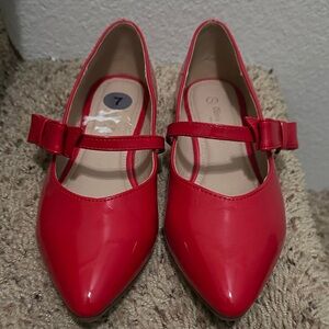 Olivia & Kate Red Women's Flats